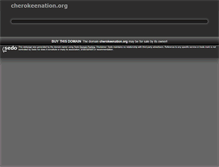Tablet Screenshot of cherokeenation.org